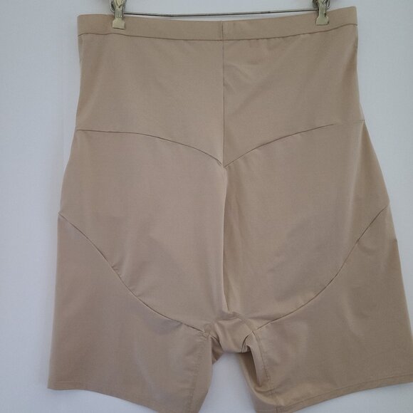 CACIQUE ULTRA HIGH WAIST THIGH SHAPER| SIZE 26/28| BEIGE|SMOOTHING & SCULPTING - Picture 7 of 9